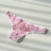 Розовые смягченные стринги (без возврата и обмена)