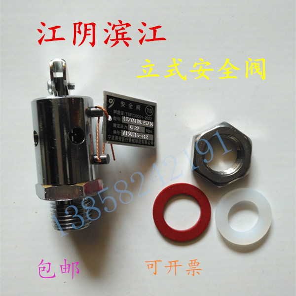 江阴滨江LS-B35L 50L 75L100L 120立式灭菌器安全阀0.22MPa放气阀