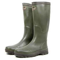 Rubber rainshoes Outdoor jungle rainshoes Field adventure rainshoes Rubber shoes Waterproof and insect-proof long tube high-top hunter boots