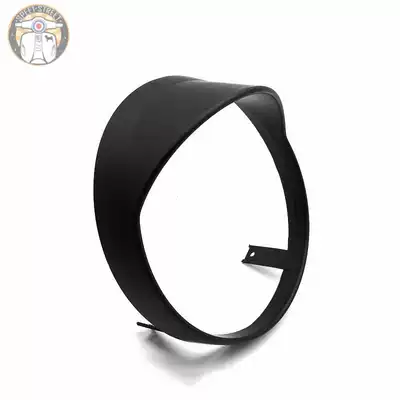 Vespa modified GTS300 new long tie headlight frame living room lampshade brim fog black modified light frame