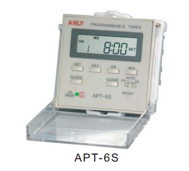Original Taiwan ANLY Programmable Timer APT-6S 24-240VAC DC
