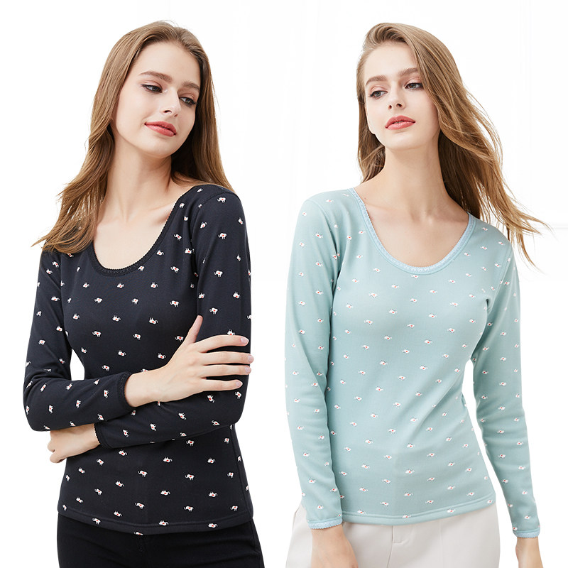 Lady Fever Sweatpants Teen Gush Thicken With Low Collar Long Sleeve Autumn Winter Meme Body Student Body Sweaters