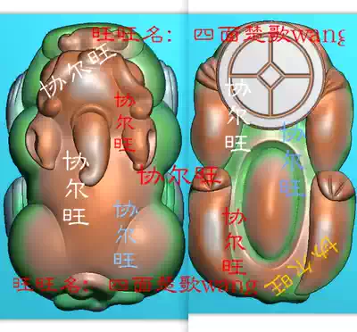 Carved figure jdp grayscale figure bmp relief figure Jade carving figure three-dimensional double-sided Pixiu copper coin Unicorn thick Zhuang ring surface