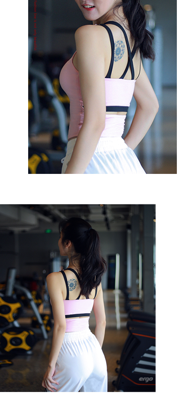 Mỹ trở lại chống sốc đồ lót thể thao quần áo yoga kiểu vest gợi cảm tập hợp áo ngực thể dục chạy chuyên nghiệp áo ngực nhanh khô trang phục tập yoga cho nữ