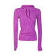 ໂສ້ງກິລາຜູ້ຍິງແຂນຍາວ hoodie pullover elastic elastic casual clothes running top yoga clothes training autumn and winter