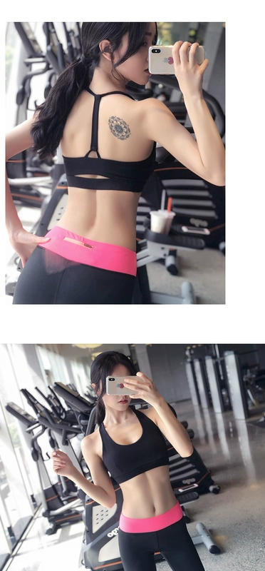Thắt lưng mỏng thể thao đồ lót phụ nữ chạy bộ chống sốc tập hợp rập khuôn tập thể dục áo ngực nhanh khô vest yoga không có vòng thép
