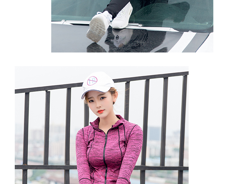 Mùa xuân và Mùa Thu của Phụ Nữ Đứng Cổ Áo Jacket Áo Khoác Tập Thể Dục Quần Áo Thể Thao T-Shirt Chạy Dây Kéo Cardigan Yoga T-Shirt Dài Tay Khô Nhanh Chóng áo khoác lông adidas