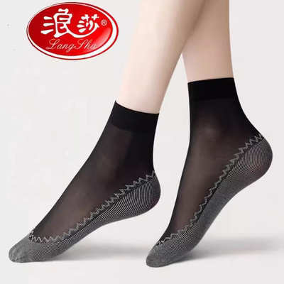 浪莎丝袜女春秋夏季薄款