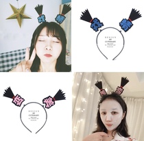 Wedding get married a creative headband best man group bridesmaid group text headband blocking game props ins