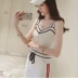 Áo len dệt kim nữ ngắn bên ngoài tầng hầm Chic Hàn Quốc Sexy tay áo mùa hè 2018 Mới các kiểu áo vest nữ hàn quốc Áo ba lỗ