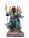 White Marble Guan Gong Statue, Guan Di, the God of Wealth, for Shop Fortune, Office Worship, and Decoration