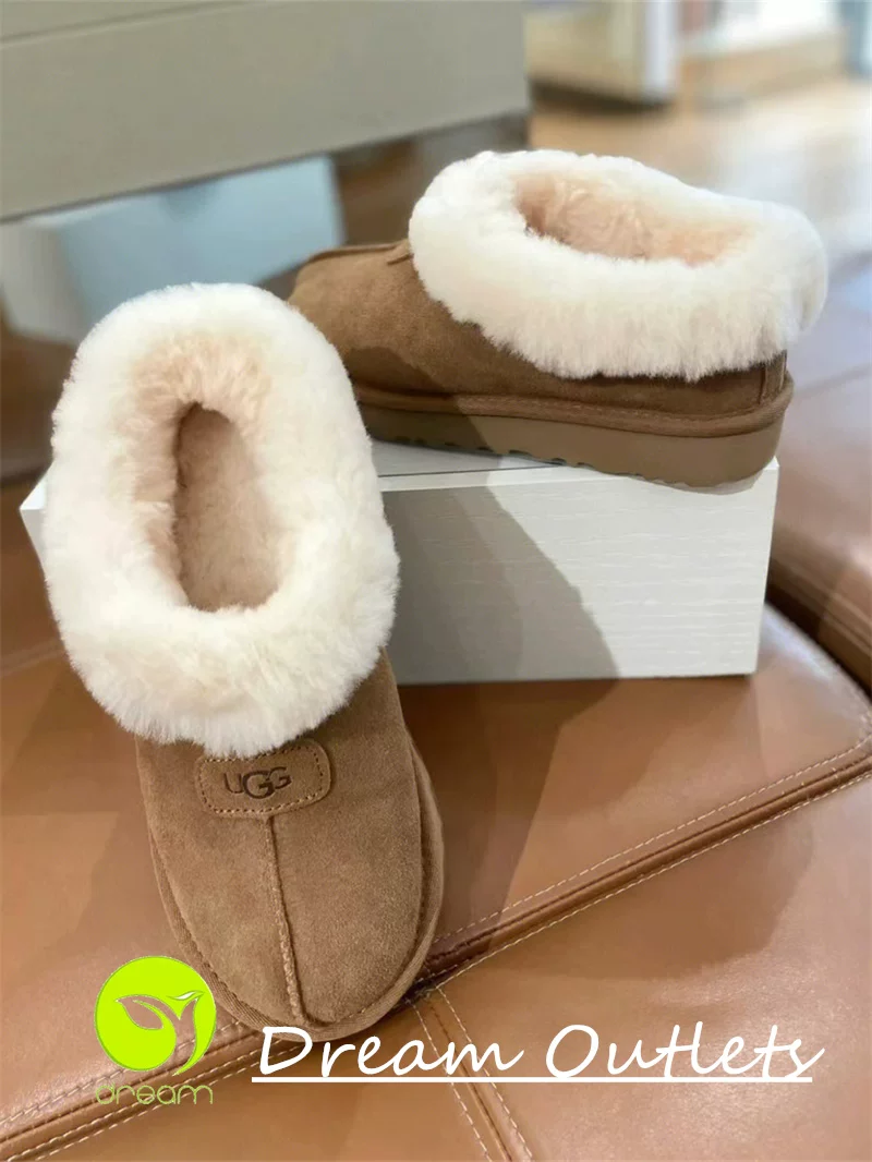 Покупка U.S. UGG снегоступы Tartst 1134810 мех всё-в-одном короткое пальто ободки женской обуви 2023 зима