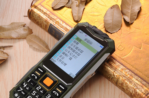 Cây ô liu / D9800 siêu mỏng quân đội ngoài trời ba máy chống lão hóa lâu với đèn pin điện thoại di động cho người già