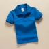 Mùa hè Trẻ em Áo thun ngắn tay Big Boy Mới Giải phóng mặt bằng Cậu bé Cotton Cotton Màu trơn Ve áo Nửa Tay áo Polo