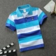 Mùa hè mới 2018 cho trẻ em ngắn tay áo thun sọc cotton cho bé trai quần áo trẻ sơ sinh