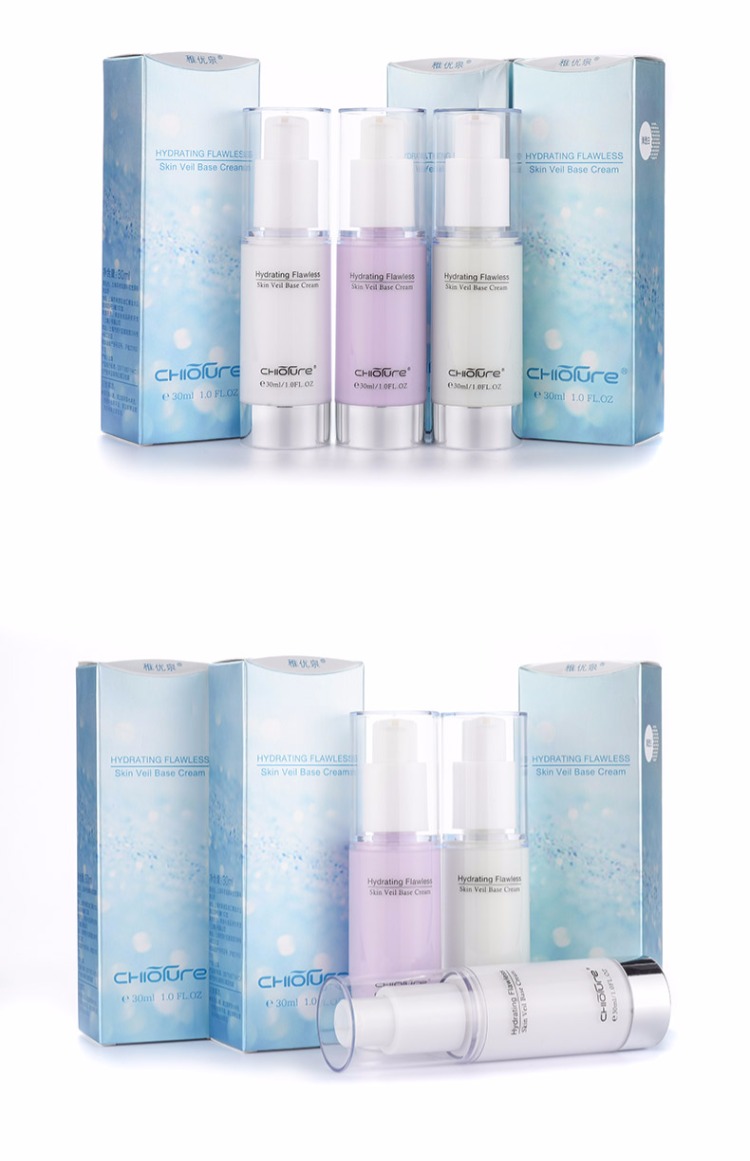 优 泉 隔 ml 30ml Kem dưỡng ẩm giữ ẩm Hydrating Concealer Brightening Oil Control Foundation Liquid Makeup Makeup Before Base Cream Chính hãng kem che khuyết điểm cho da mụn