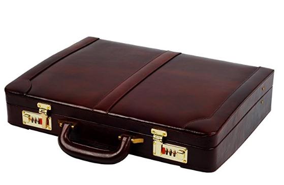 Zint multifunctional leather suitcase portable password box briefcase B01NBGEUA3 U.S. direct mail