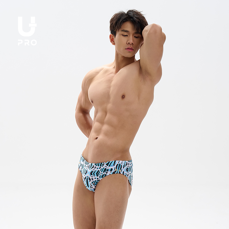 Upro Youpu Triangle Swim Trunks for Young Men, Men's Swim Trunks, Men's Underwear, Artist Illustration, Upro Limited-Time Return