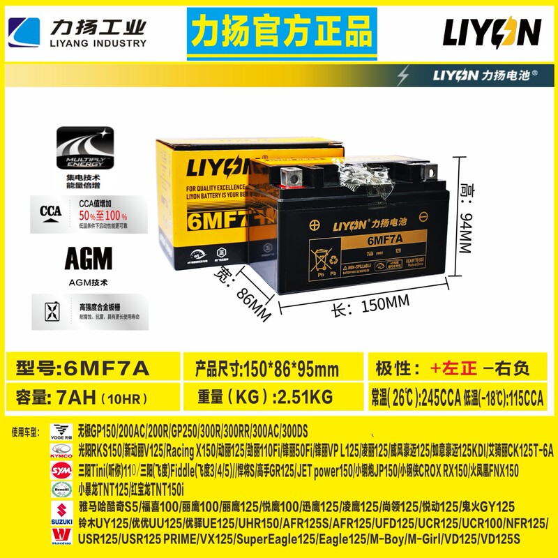 Liyang Motorcycle Battery Mona Lisa 150 Feige Wuji 150Gt Breston Jizhou 150Adv Battery Liyang Motorcycle Battery Mona Lisa 150 Feige Wuji 150Gt Breston Jizhou 150Adv Battery