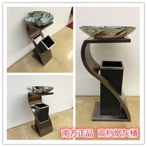  Southern new concept stainless steel floor trash can vertical soot bucket Hotel lobby corridor elevator entrance KTV