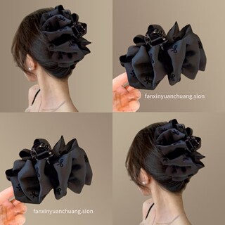 【仙里仙气】抓夹高级感大蝴蝶结后脑勺高颇项泡泡大号抓夹发量大