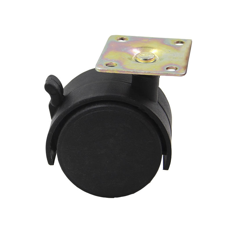 Universal wheel with brake free rotation wheel flat wheel cabinet wheel office chair wheel table wheel caster furniture
