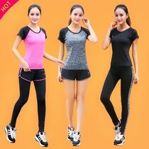New sports suit womens gym running morning running professional leisure fashion yoga spring and autumn summer yoga suit