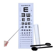Logarithmic visual chart wall chart standard children home cartoon eyes adult vision test table kindergarten myopia measurement