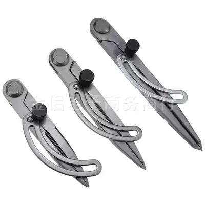 High-grade with wing marking gauge distance gauge compass leather tool crimping machine tanned leather hand tool