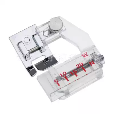 Household multifunctional sewing machine wrapping cloth strip presser foot free adjustment universal edging presser foot rolling presser foot