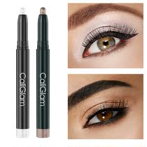 European and American makeup rotating silkworm eye shadow pen bright white brown waterproof non-dizzy face high light pearlescent lasting