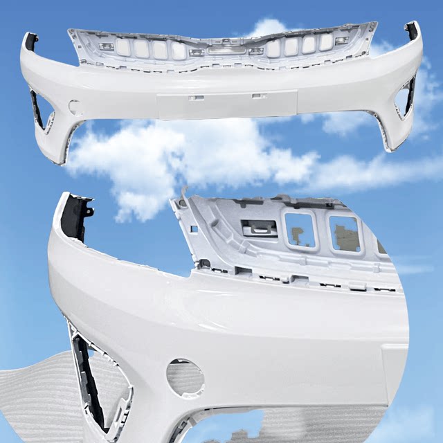 Kia KXCROSS front and rear bumper leather guards surround KXCROSS front bumper and rear bumper guard