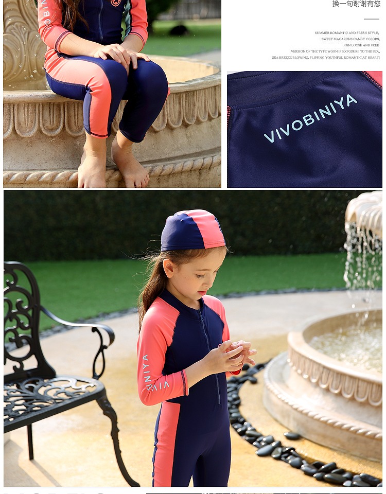 Đồ bơi trẻ em mới cho bé trai và bé gái Quần dài tay lặn phù hợp với đồ bơi cho bé spa do boi cho be