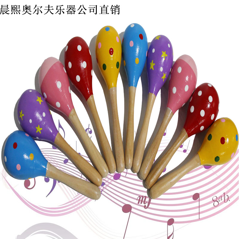 Giáo dục mẫu giáo Orff giáo dục sớm nhạc cụ King cát búa cát bóng gỗ trẻ em đồ chơi giáo dục thiết bị - Đồ chơi nhạc cụ cho trẻ em đàn cho bé gái