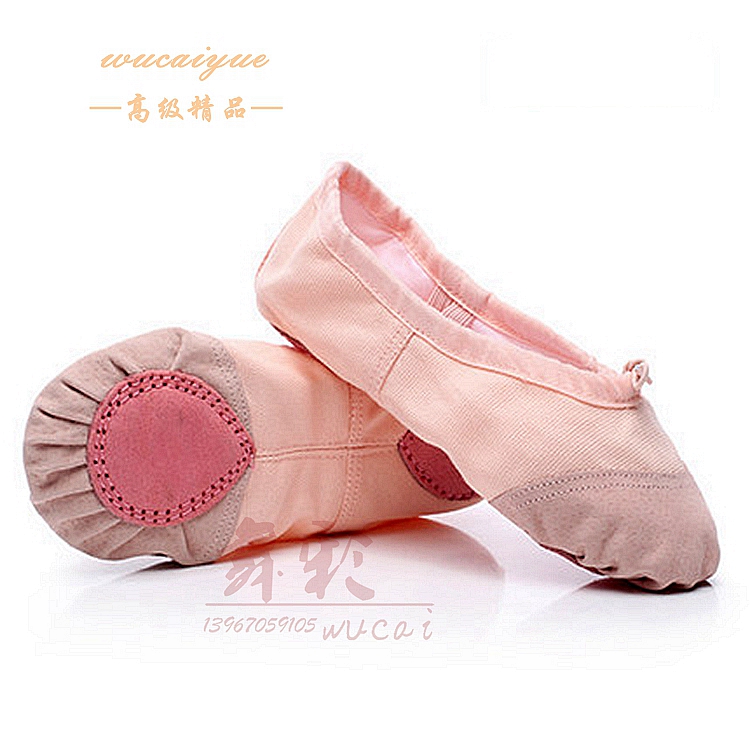 Boutique dance shoes canvas cat claw body yoga shoes children adult ballet dancing soft sole shoes plus velvet head