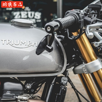 Retrofit Xin Yuan 400 sticks Wang climbing reptile Longjia GN250CG Retro motorcycle rearview mirror handlebar mirror