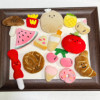 Cute diy cartoon food fruit accessories plush doll clothing accessories decorative doll brooch pin