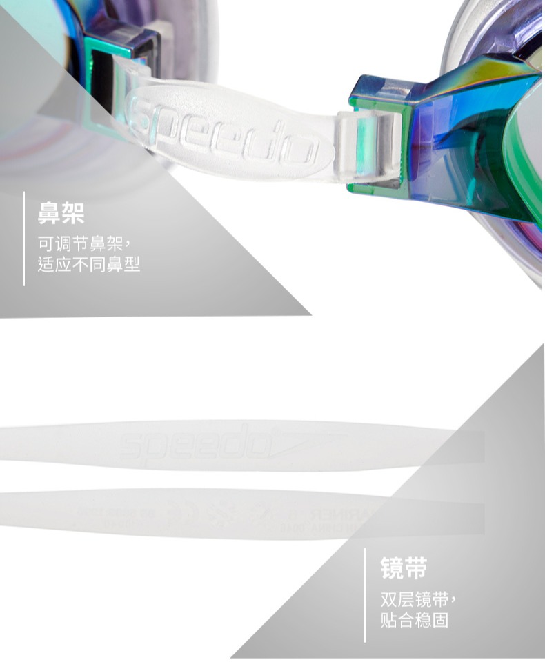 Kính bơi Speedo kính mát unisex tráng kính chống nước chống sương mù HD bơi ngoài trời - Goggles kính cận bơi