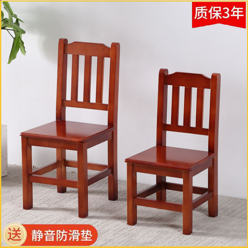 Small stools Home low stools Solid wood stools Adult backrest wood bench wooden benches kindergarten children's learning chairs