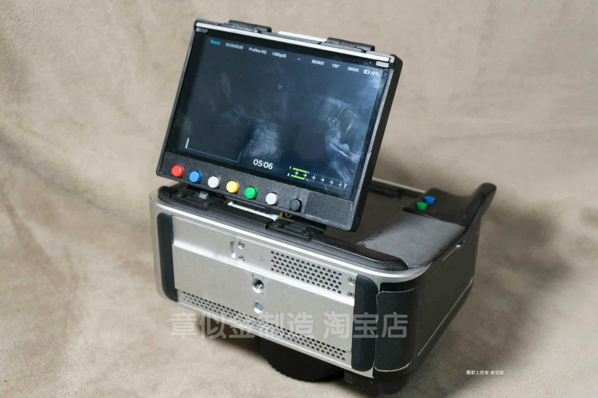 BMPC改造 翻转屏 木手柄 单反操控