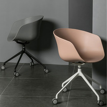 Nordic office chair home study simple modern creative leisure rotating soft bag meeting ins personalized computer chair