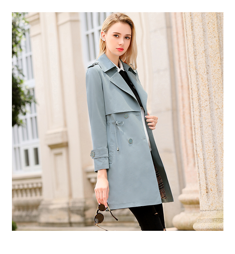 Trench pour femme YOURANXU    en Polyester - Ref 3225995 Image 20