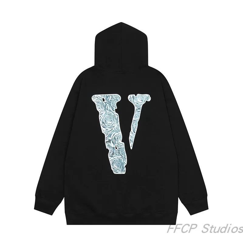 VLONE FOG X POP SMOKE Совместный альбом The WOO Rose Big V свитшот, худи