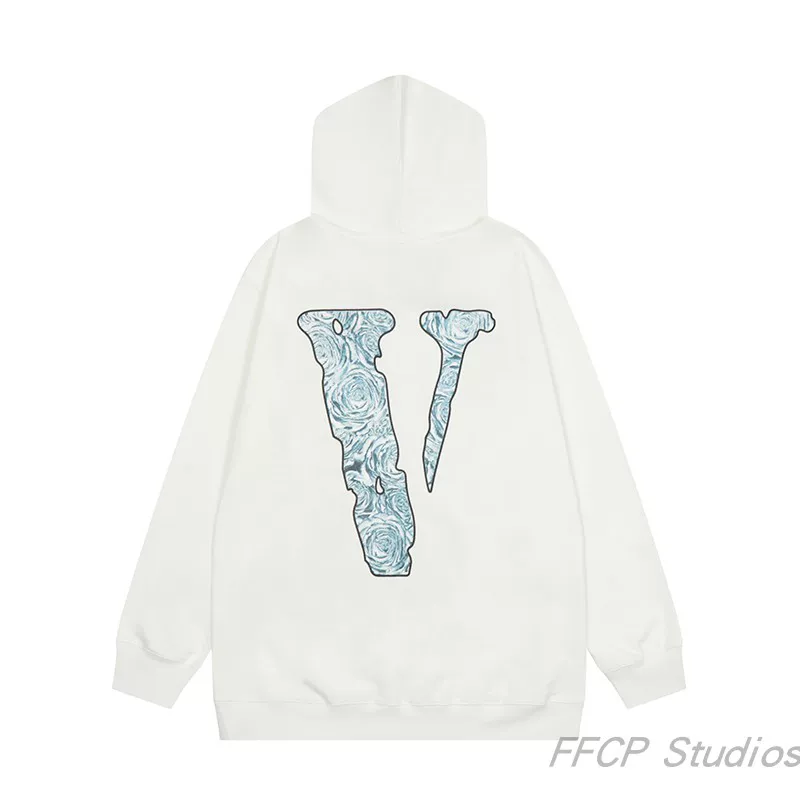 VLONE FOG X POP SMOKE Совместный альбом The WOO Rose Big V свитшот, худи