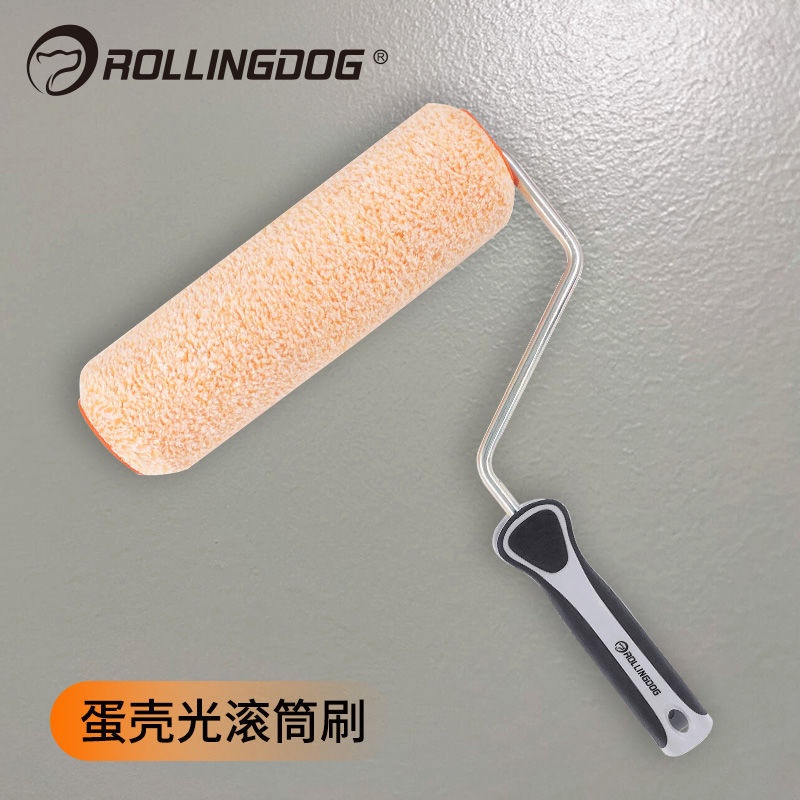 Scrolling dog latex paint roller roller brush egg shell light water paint art paint small orange peel brush tool