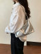 ກະເປົ໋າ crossbody ບ່າໜຶ່ງສີເງິນສຳລັບຜູ້ຍິງ 2026 ກະເປົາແຟຊັນຊັ້ນສູງ ຍອດນິຍົມສຸດຫຼູຫຼາ niche