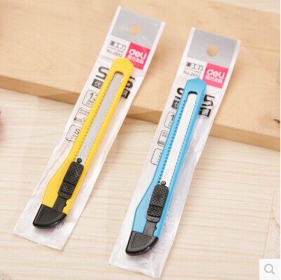 Deli 2052 art knife small paper cutter Deli art knife paper knife manual knife