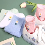 浪莎 Tide, носки, демисезонные хлопковые милые японские осенние гольфы для школьников, средней длины