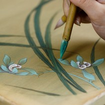 Qiu Lan Rui Tu tutorial gongpen flowers and birds introductory video traditional Chinese painting network course Zero Foundation