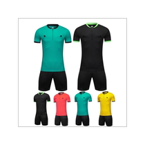 Chinese Super League football referee suit suit mens custom short-sleeved referee game suit lapel jersey professional sports equipment suit